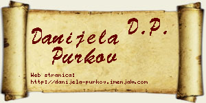 Danijela Purkov vizit kartica